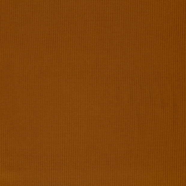 Knitted Waffle fabric Caramel matte 
