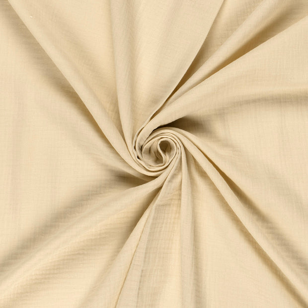Musselin GOTS organisch fabrik Beige 