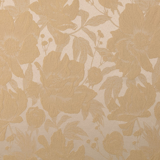 Jacquard fabrik Blumen Beige
