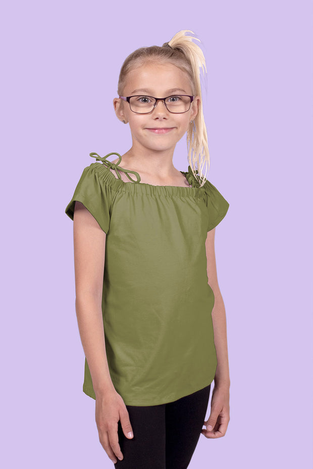 Viscose Jersey fabric Unicolour Khaki Green