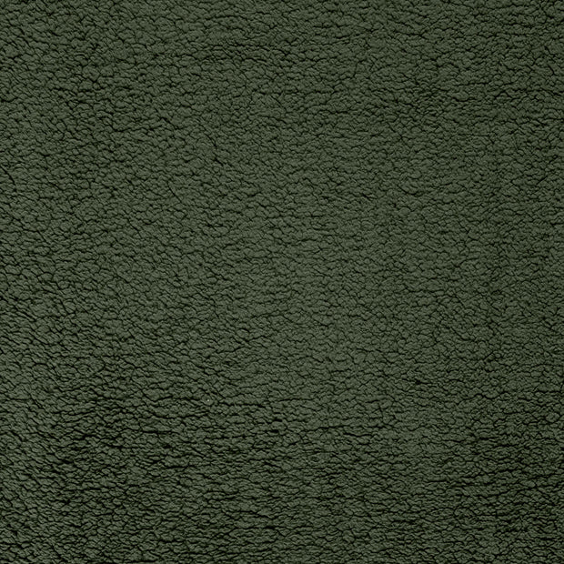 Fake Fur fabric Khaki Green matte 