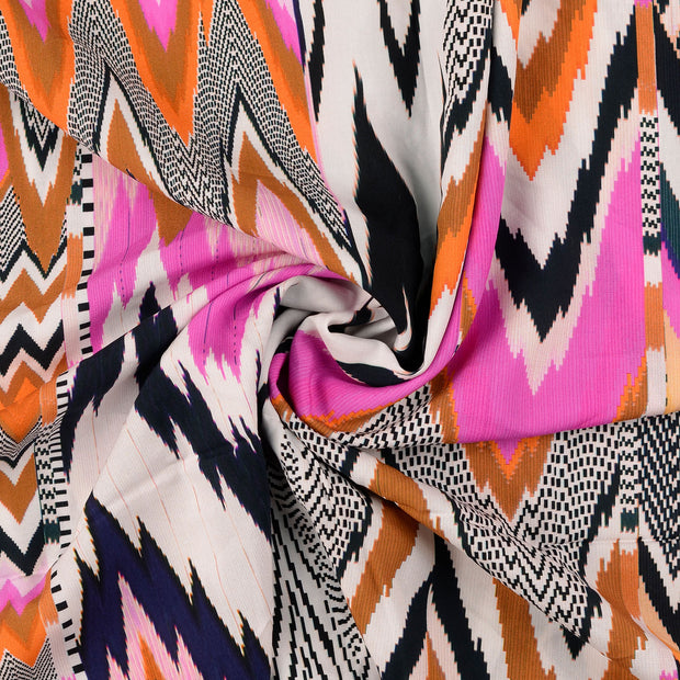 Viscose Poplin stof Multicolor 
