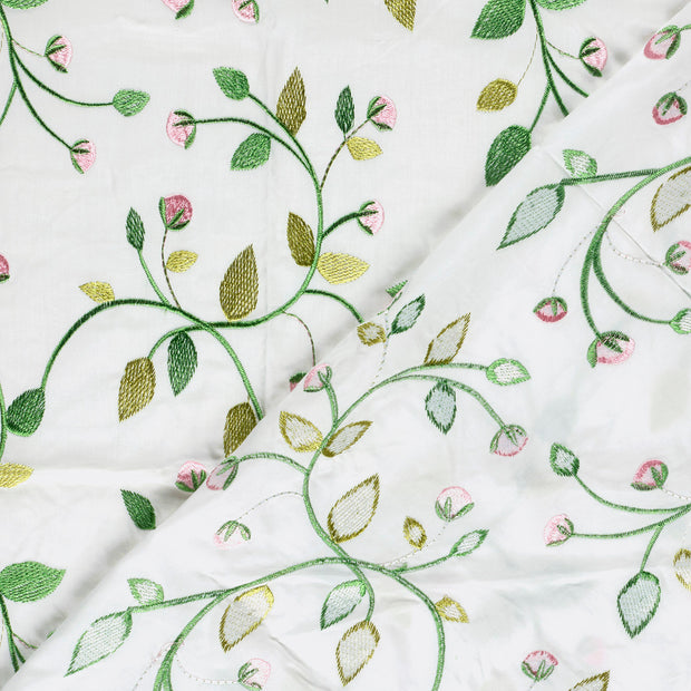  fabric Strawberries embroidered 