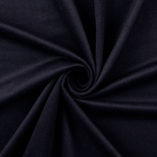 Wool Boucle fabric Navy 