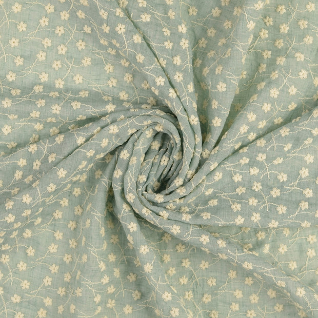 Lace fabric Dark Mint 