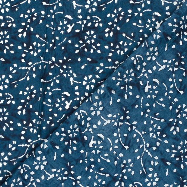 Voile fabric Flowers printed 