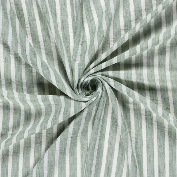 Woven Polyester fabric Olive Green printed 