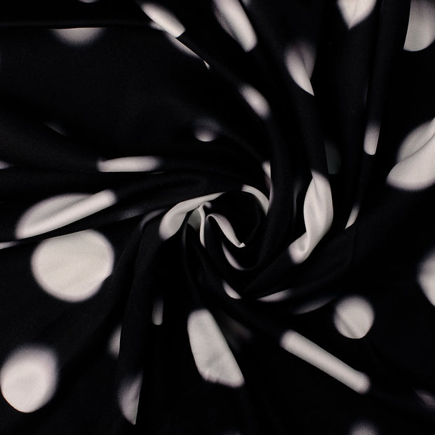 Viscose Satin fabric Black 