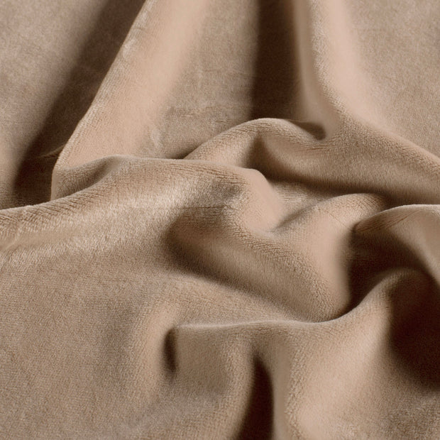Supersoft Velvet fabric Unicolour Camel