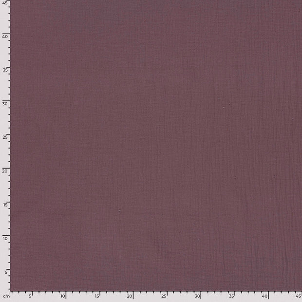 Muslin fabric Unicolour Mauve