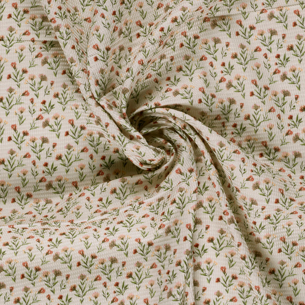 Waffelpiqué fabrik Beige 