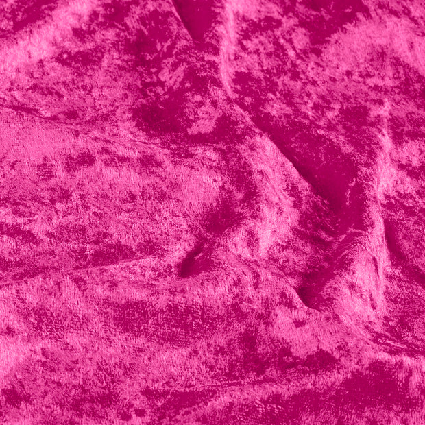 Velours fabrik Uni Fuchsia