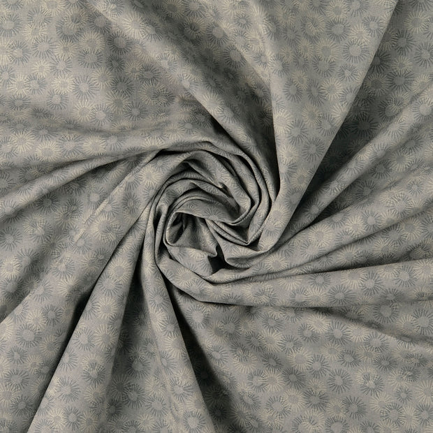 Cotton Poplin fabric Grey 