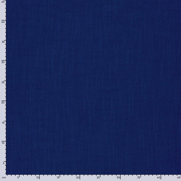 Linen Look fabric Unicolour Cobalt