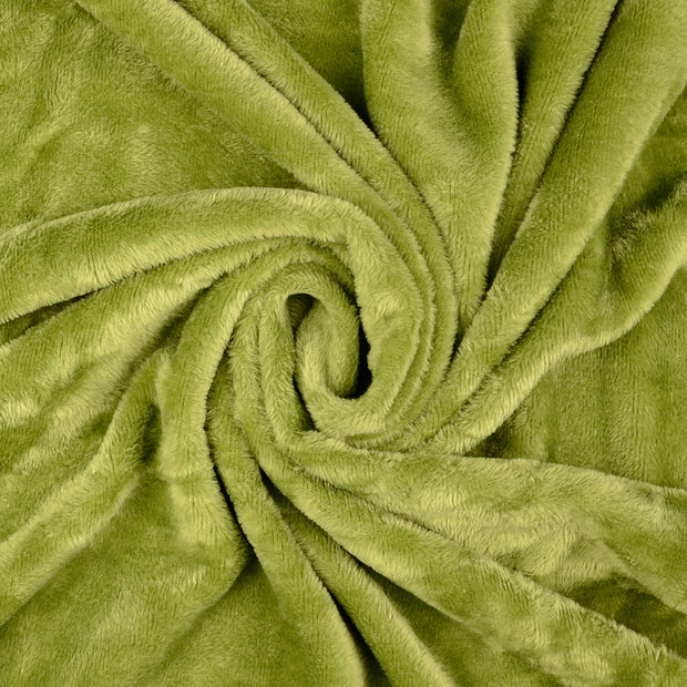 Alphen Fleece fabric Olive Green 