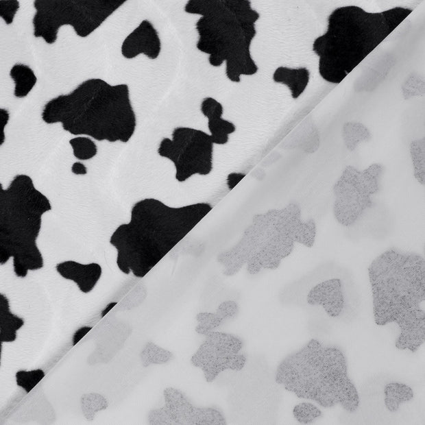 Velours fabric Cows printed 