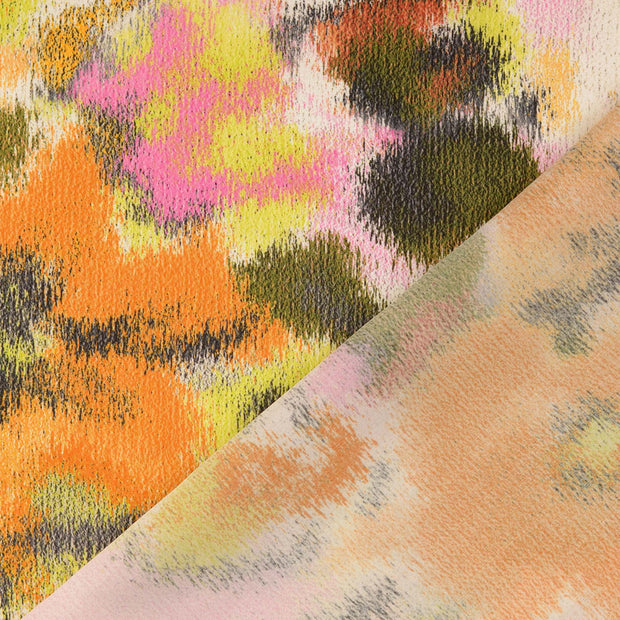 Viscose Satin fabric Multicolor digital printed 