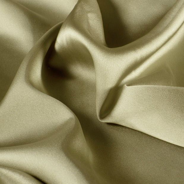 Satin fabric Unicolour Taupe Grey