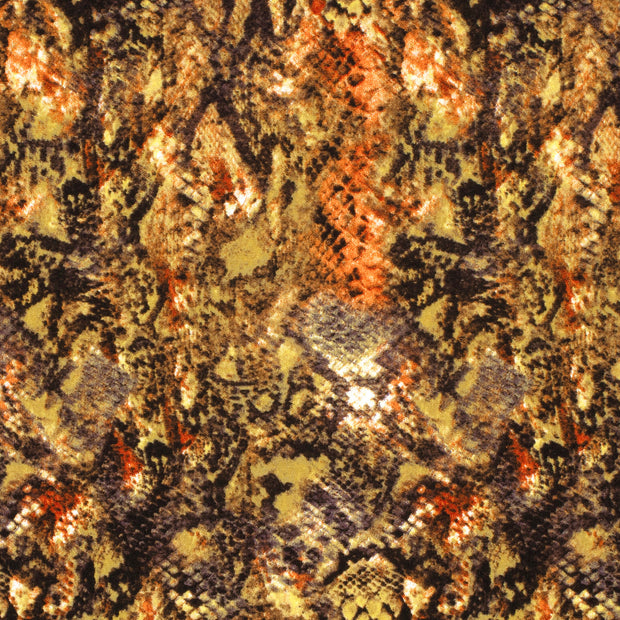 Punta di Roma fabric Snakes Oker