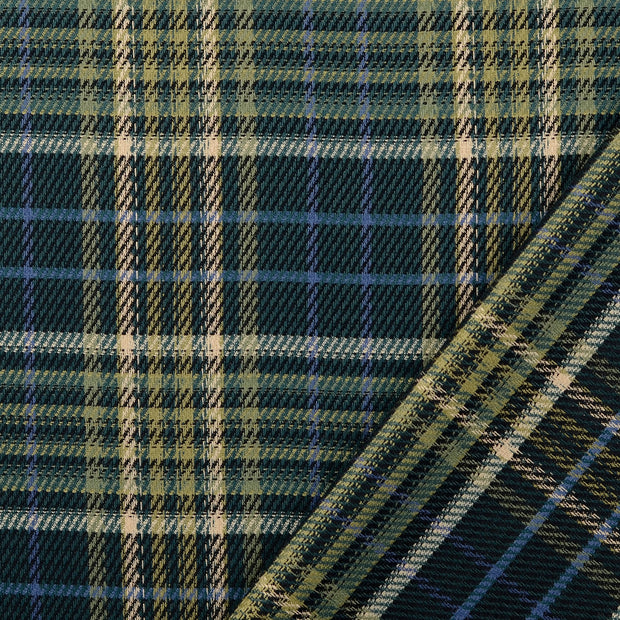 Viscose Poplin fabric Green yarn dyed 