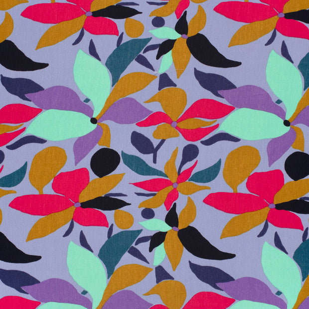 Borken Crepe fabric Lila matte 