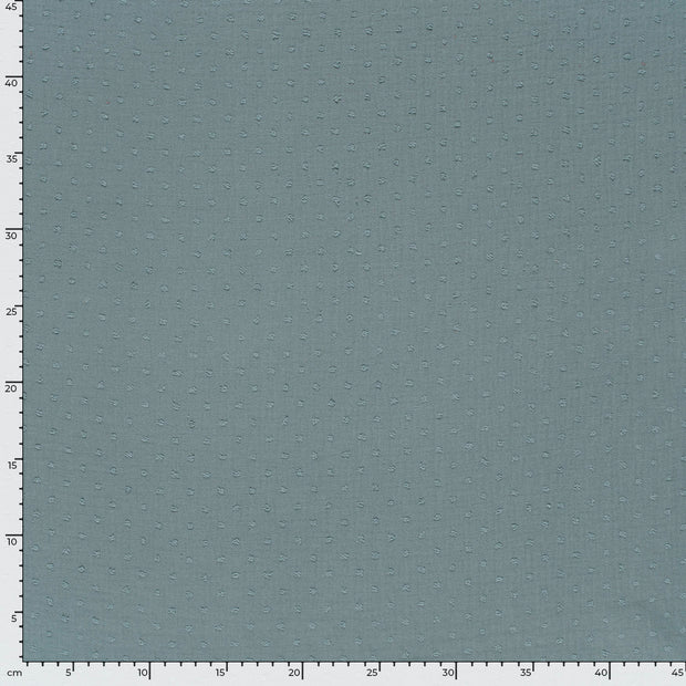 Muslin fabric Dots Indigo