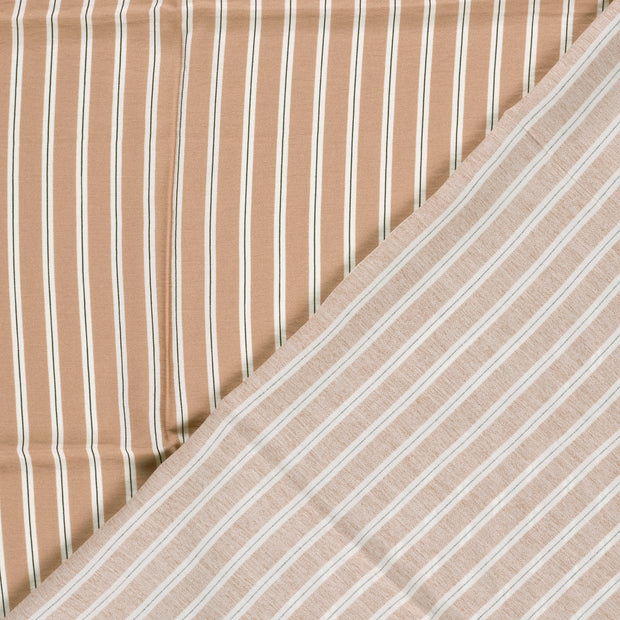 Viscose Nylon Crepe fabric Stripes printed 