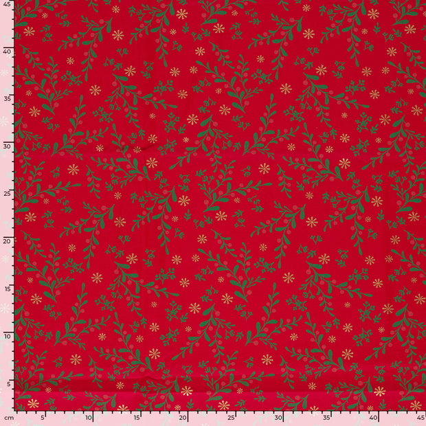 Cotton Poplin fabric Christmas 