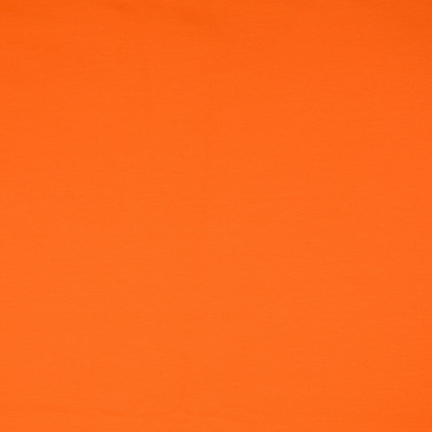 French Terry fabric Unicolour Orange