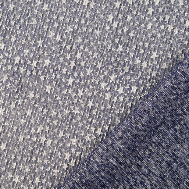 Chiffon fabric Stars crushed 