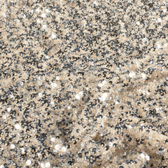 Mesh Sequins Unicolour Silver