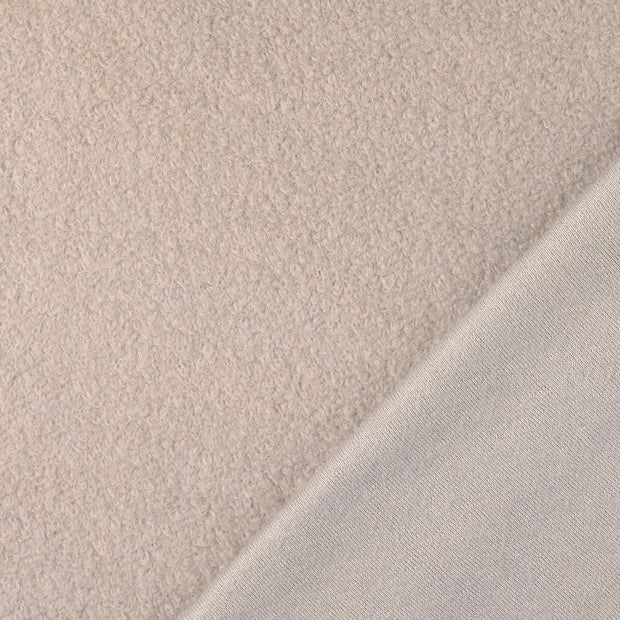 Wool Boucle fabric Grey 