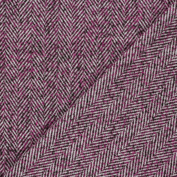 Jacquard fabric Unicolour brushed 