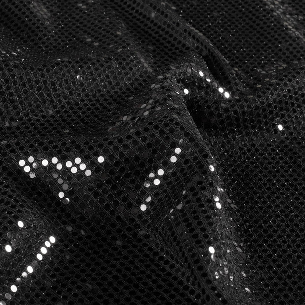 Polyester Jersey fabric Unicolour Black
