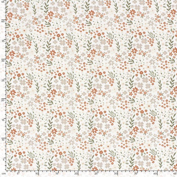 Cotton Poplin fabric Off White