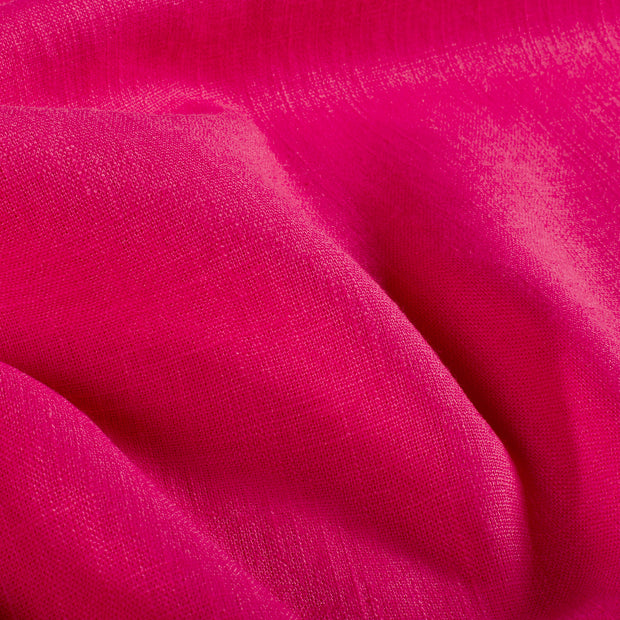 Leinen fabrik Uni Fuchsia