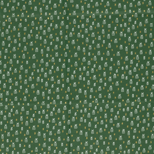 Cotton Poplin fabric Green 