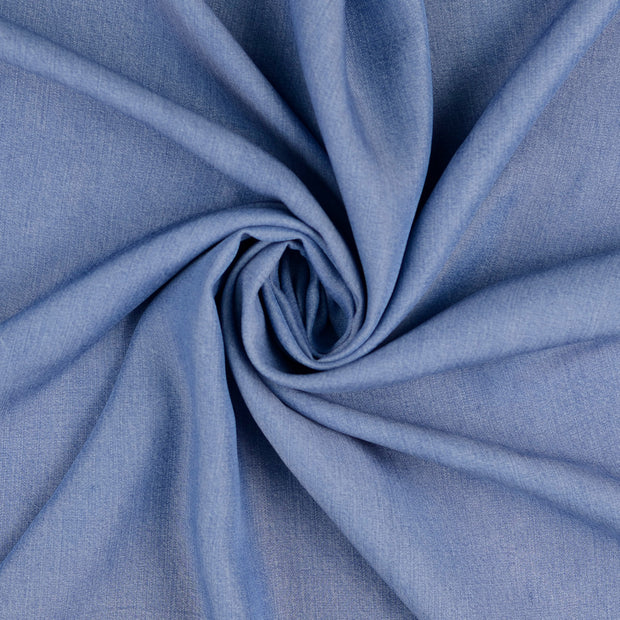 TENCEL™ Lyocell Twill fabric Indigo pre-washed 