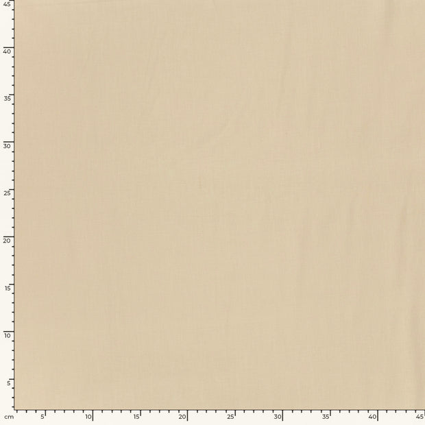 Cretonne fabric Unicolour Beige