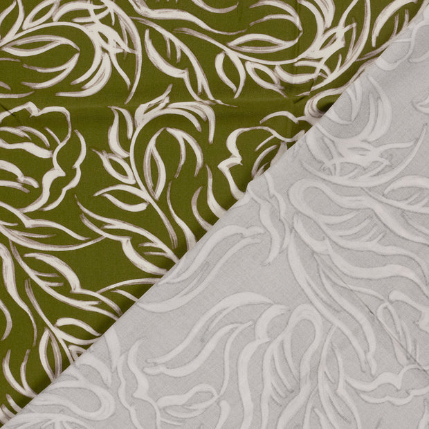 Viscose Twill fabric Abstract printed 