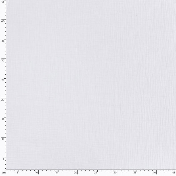 Muslin fabric Unicolour Optical White