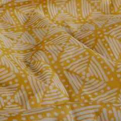 Voile Abstracto Ocre