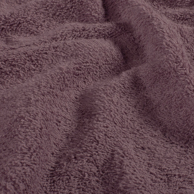 Terry Towelling fabric Unicolour Mauve