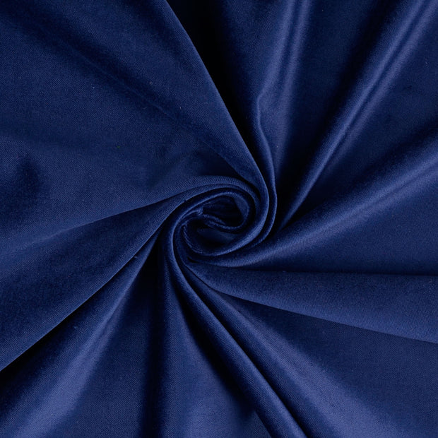 Velours fabric Navy 
