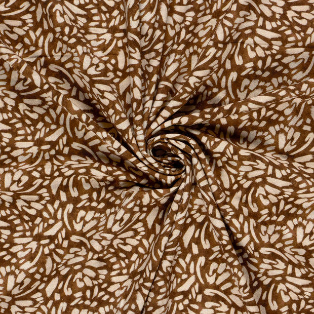 French Terry fabric Brown 