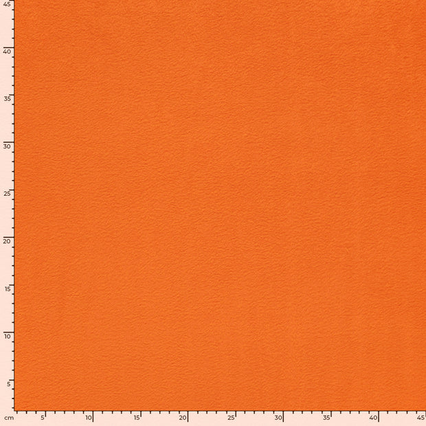 Polar Fleece fabrik Uni Orange