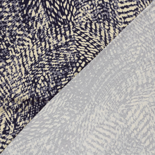 Viscose Vortex Jersey fabrik Abstrakt bedruckt 