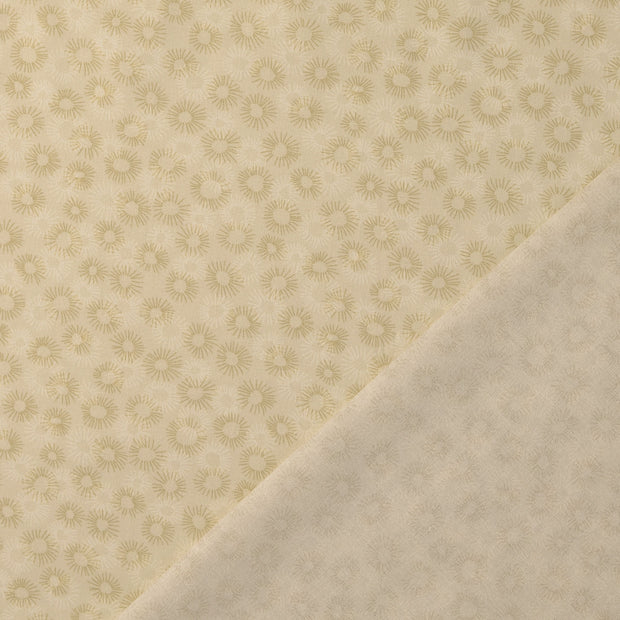 Baumwolle Popeline fabrik Beige 