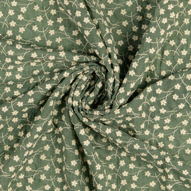 Lace fabric Forest Green 