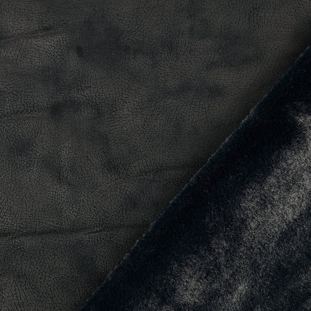Artificial Leather fabric Black backed 